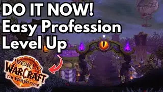 LIMITED TIME! Free Profession Knowledge And Level Up | WOW The War Within Profession Guide