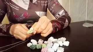 КАК СДЕЛАТЬ ПУГОВИЦУ ИЗ ТКАНИ