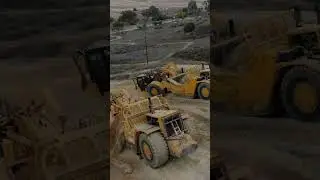 Scrapers working in push pull configuration 
