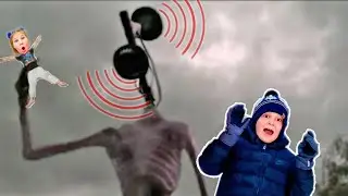 Адам и Алиса спасают свой дом от Сиреноголовых - Siren Head in real life