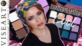 *NEW* VISEART Petites Mattes COOL Palette Review + 2 Looks | Steff's Beauty Stash