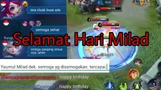 Spesial buat yang lagi Hari Kelahirannya. ! Selamat Hari Milad.