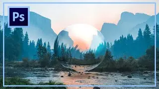 Surreal Glass Sphere Floating Tutorial | Photoshop