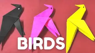 How to Make a Paper Birds|DIY Paper Birds Step by Step