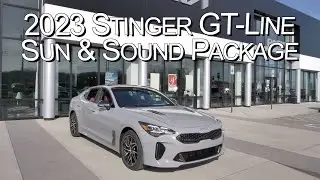 New 2023 Kia Stinger GT-Line w/ Sun & Sound Package and Red Interior