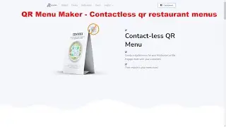 QR Menu Maker -  Contactless qr restaurant menus