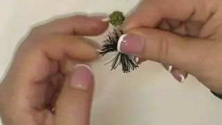 Маки из шёлковых лент МК и как я делаю шапочку мака. Mack of silk