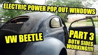 VW Beetle Motorized Pop Out Windows 3 - ROTTEN OLD 1956 - 108