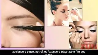 COMO FAZER MAQUIAGEM NOS OLHOS COM DELINEADOR