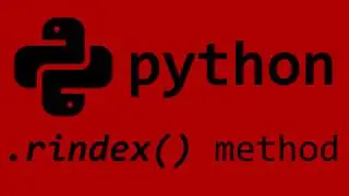 Python rindex() string method