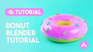 Blender Tutorial - Create a Donut in Blender
