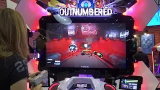 Outnumbered light-gun video game by LAI Games [IAAPA Expo 2019]
