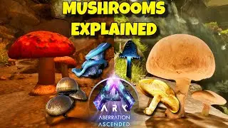 All the mushroom effects on Aberration | Ark Survival Ascended