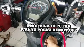 scoopy keyles remot off knop kontak masih bisa di putar