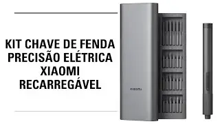 Kit Chave De Fenda Precisão Elétrica Xiaomi Recarregável
