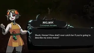 Melinoe Shushes Homer | Hades 2