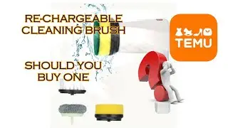 TEMU ROTARY SCRUBBER REVIEW#temu#temufinds#TemuHomeTech