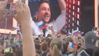 Сергей Лазарев на красной площади, Крик Проемьера песни на русском Скрим Scream 12.06.2019