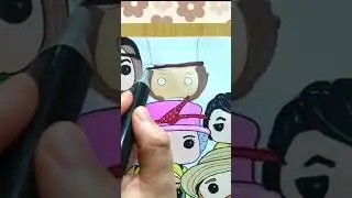 How to color Willy Wonka as Funko Pop  #art #pablodraws #drawing #shorts #fyp
