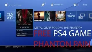 How to Get The Phanton Pain Free Game for PS4.. IT WORKS!!!