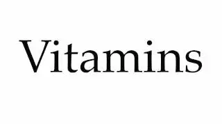 How to Pronounce Vitamins