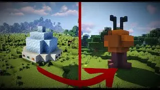 Как построить дом внутри питомца Among Us? ответ тут! minecraft!