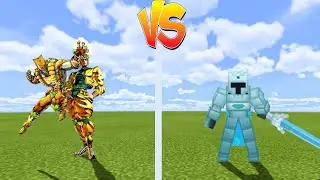DIO VS ICE WARRIOR MINECRAFT