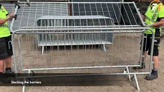 How To Stack Crowd Control Barriers