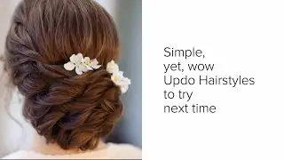 Simple Updo Bridal  Hairstyle Ideas 2023 #messyupdo #2023 #hairstyles #bridal #simple #modern