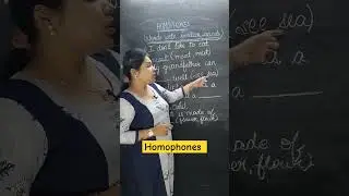 Homophones | Words with similar sounds