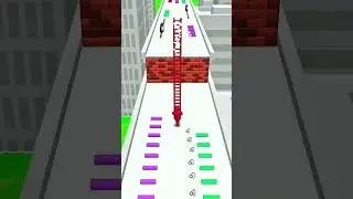 StickMan Ladders Collector Run 🦸‍♂️ #shorts #stickman #funnyvideo #kideogames #fyp