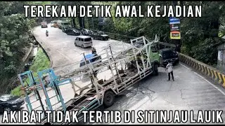 Terekam Detik Detik Awal Kejadian, Akibat Tidak Tertib di Sitinjau Lauik