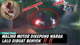 KETIKA MALING DIKEPUNG WARGA SATU RT, Sipelaku Dibuat Bonyok..!!