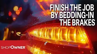 Finish The Brake Job By Bedding-In The Pads