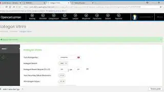 Opencart Kategori Vitrini  Modülü Kullanım Kılavuzu