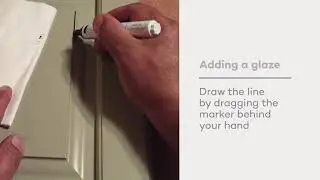 How to Add or Alter a Glaze Line on KraftMaid Cabinets