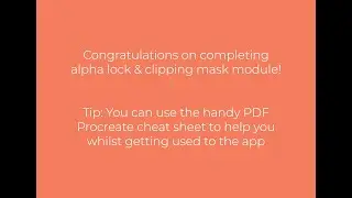 How to Work with Alpha lock and clipping masks in Procreate