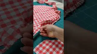 The prettiest kitchen towel #sewing