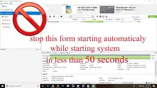 How to stop UTorrent from starting automatically