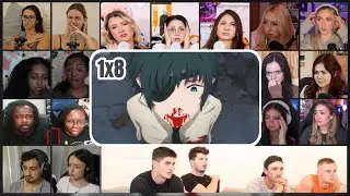 Chainsaw man episode 8 Mega Reaction Mashup | チェンソーマン