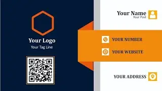 New Visiting Card Design | Corel Draw | learn Coreldraw