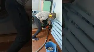 Сверление на сухую на глубину больше метра.