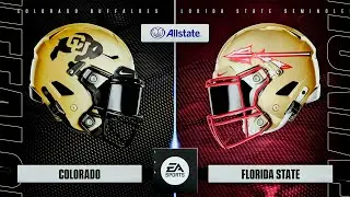 Colorado vs Florida State | College Football 25 | Full Game Simulation