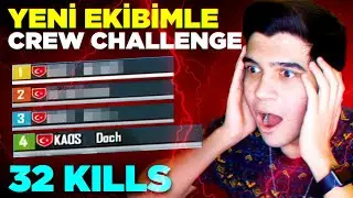 YENİ TAKIMIMLA CREW CHALLENGE! | PUBG Mobile