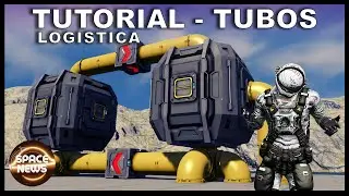 Como funcionam os Tubos Transportadores/Logistica em Space Engineers - TUTORIAL