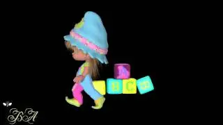 Футаж   маленькая Lil 2