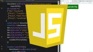 JavaScript CSV file creator - Google sheet to CSV Project - learn JavaScript