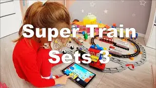 Lego Train Sets 3. Play with Trains #train #trainset  #legoduplo #play #kids #playwithtrain