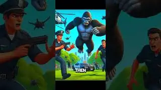 Gorilla in 2050 #shorts #2050 #gorila