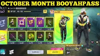 NEXT BOOYAHPASS | OCTOBER MONTH BOOYAHPASS | FREEFIRE OCTOBER MONTH BOOYAHPASS OB46